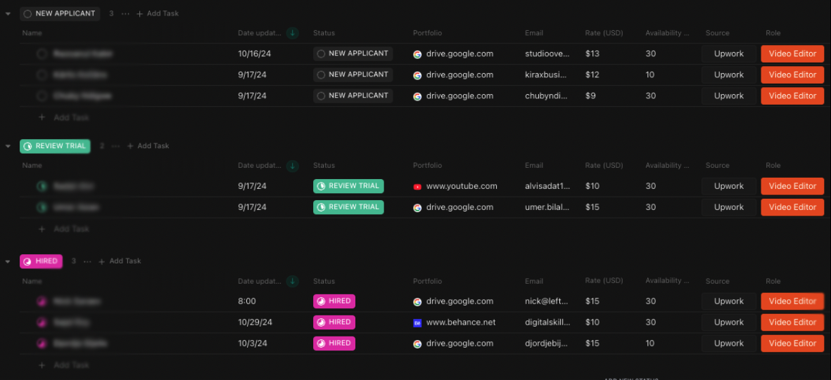 Hiring Autopilot Logic